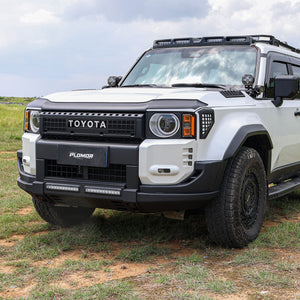 LC250 Front Push Bar with Compatible Winch Recovery Support