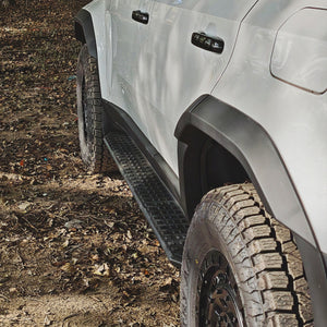 Toyota Land Cruiser 250 wide body fender flares installed on vehicle