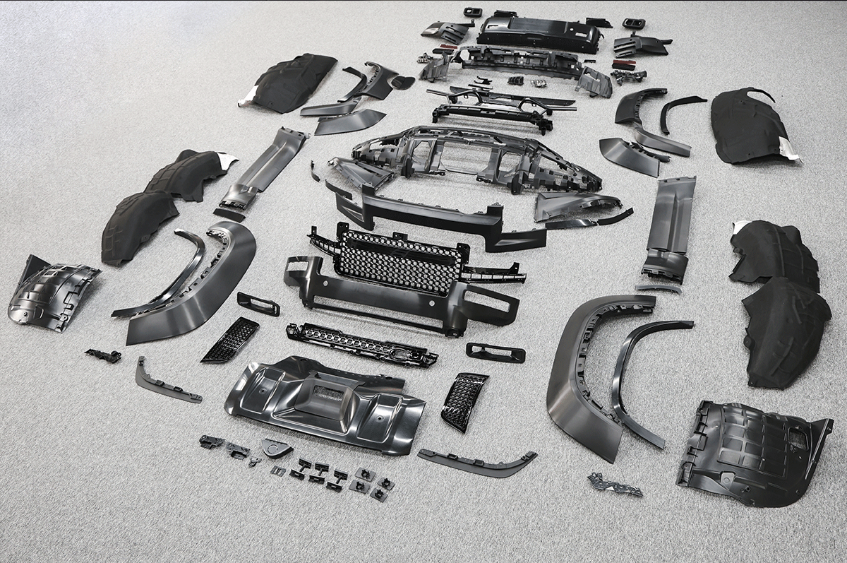 Premium Material - PLOMOR OCTA Style Wide Body Kit for Land Rover Defender L663 110 (2020–2026)