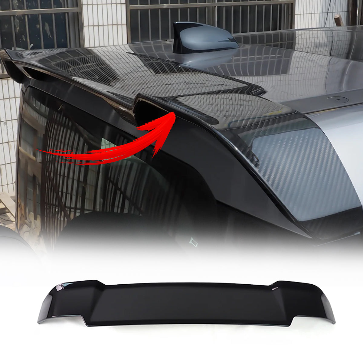 PLOMOR Rear Roof Spoiler for Land Rover Defender 90 110 L663 2020+