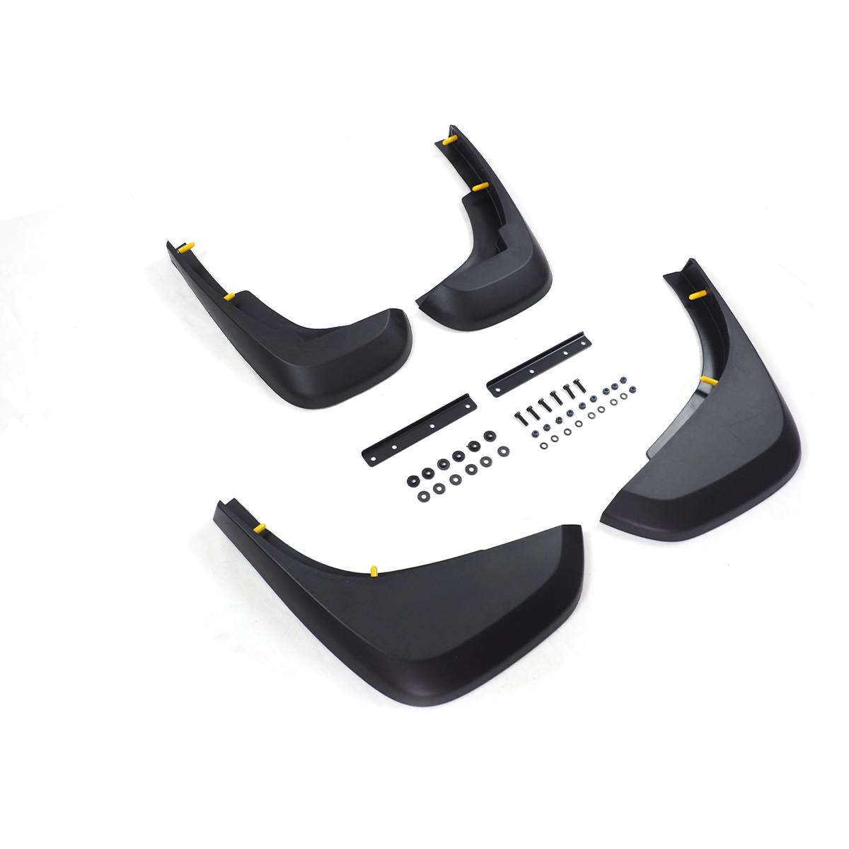 Land Rover Defender 90/110 matte black mud flap front right view