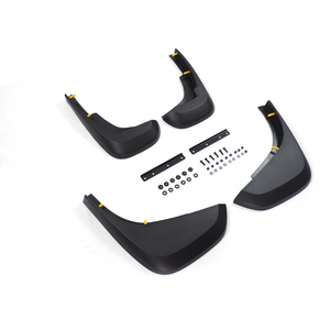Land Rover Defender 90/110 matte black mud flap front right view