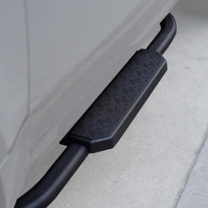 Land Rover Defender 90/110 running boards installed off-road