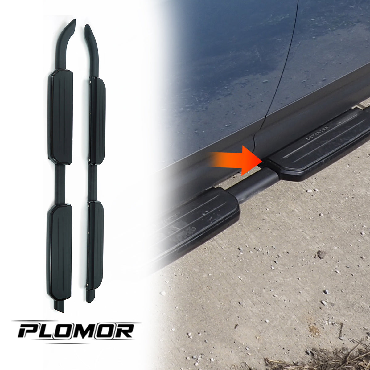 Land Rover Defender 90 L663 Aluminium Side Steps 2020+