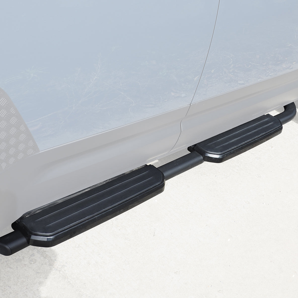 Defender 90 L663 Aluminium Side Step Detail Installed