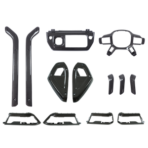 Land Rover Defender carbon fiber interior trim kit OEM fit upgrade
