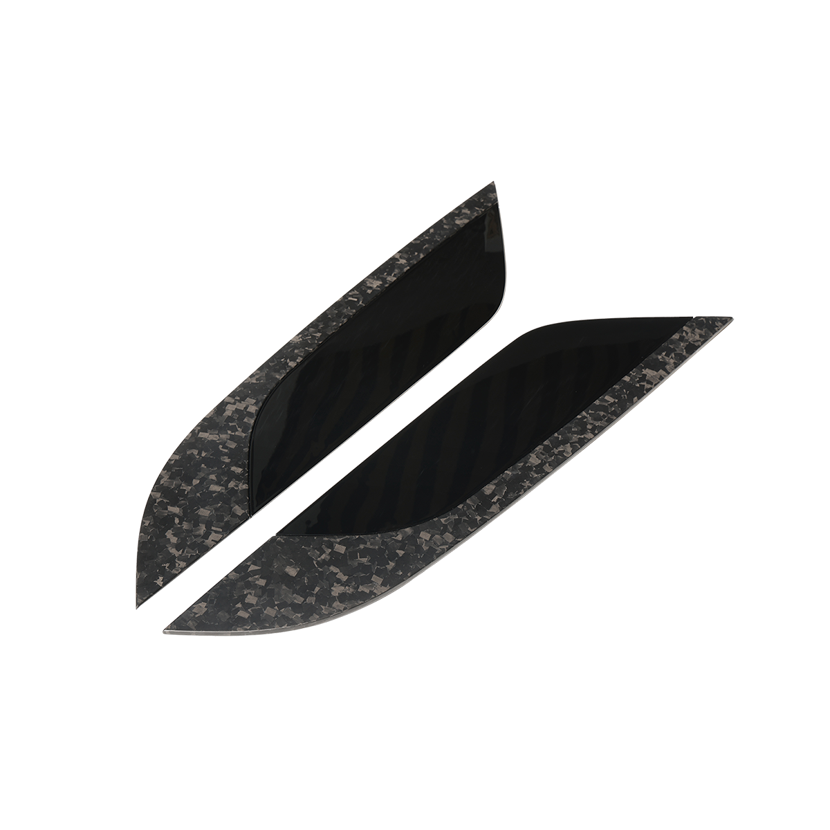 Land Rover Defender carbon hood vents OCTA style close-up