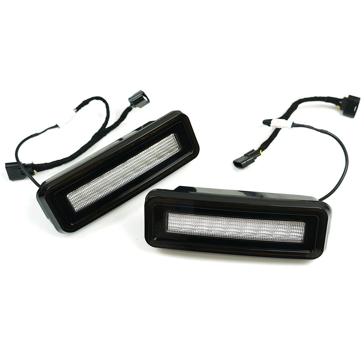 Land Rover Defender L663 Rear LED Reflector Black Lens 2020+