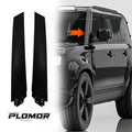 Land Rover Defender L663 gloss black A-pillar trim