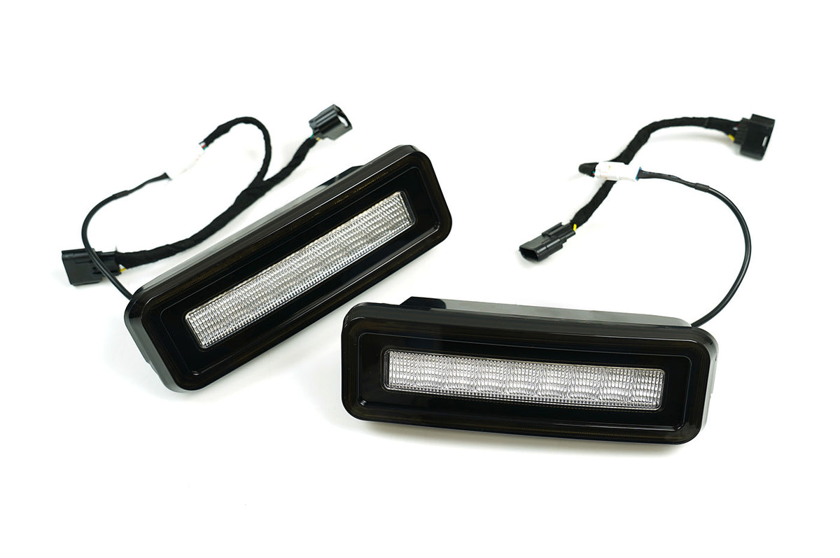 Available in Black or Red - Land Rover Defender L663 (2020+) Rear LED Reflector Upgrade – Red / Black Lens