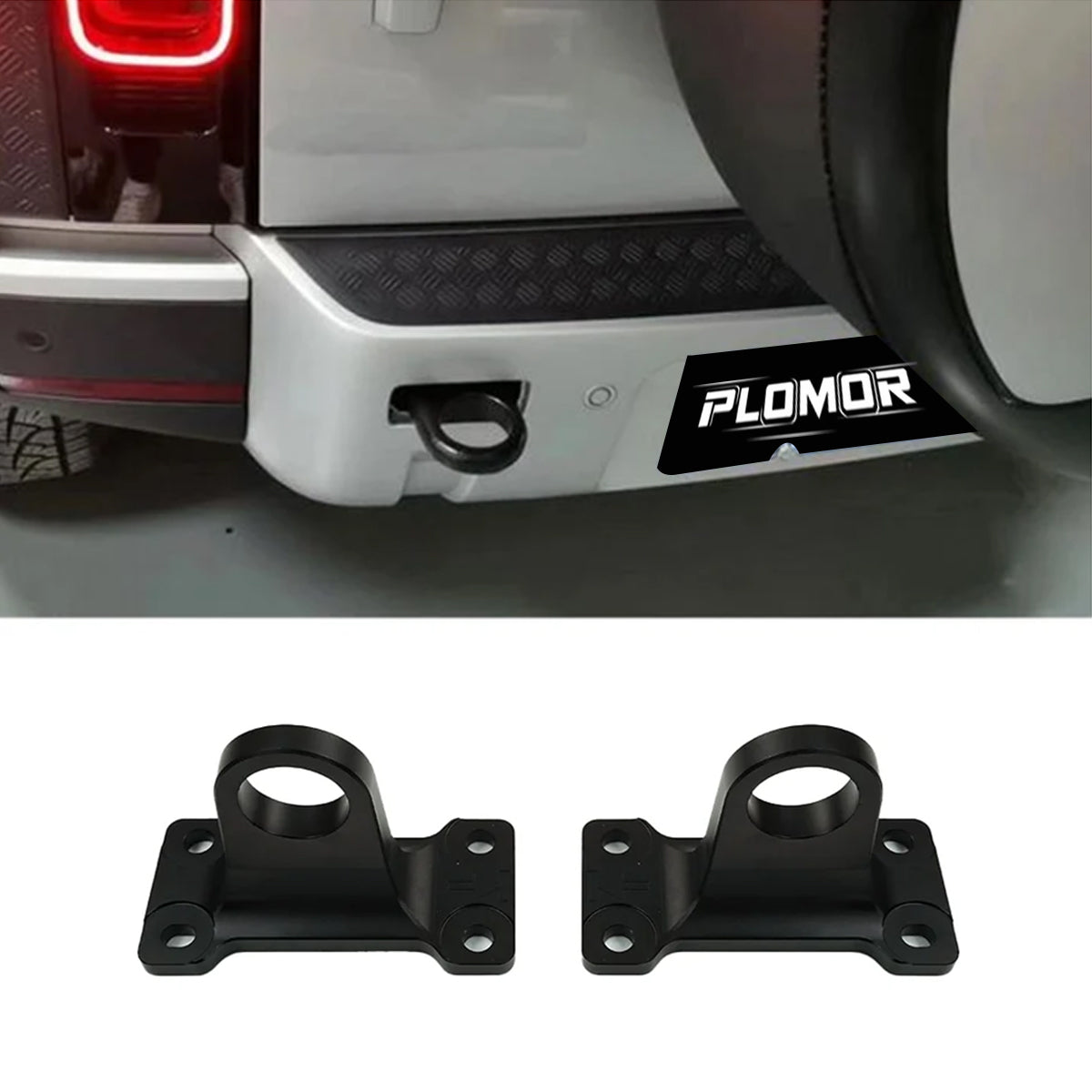 Land Rover Defender L663 Rear Aluminium Tow Hooks