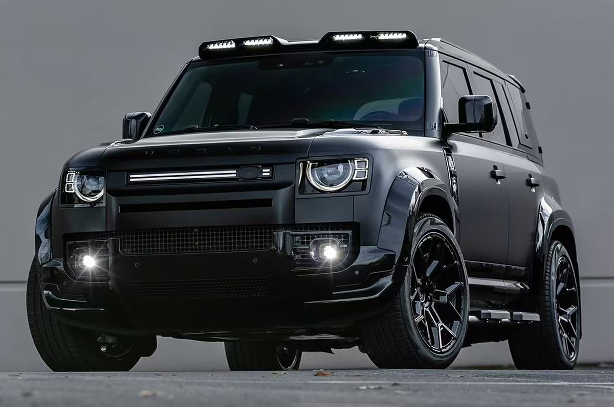 Premium Heavy-Duty Steel Construction - PLOMOR Land Rover Defender 90/110 Heavy-Duty Steel Tow Bar – Black Finish