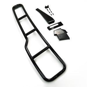 Close-up detail of Land Rover Defender rear ladder