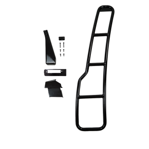 Land Rover Defender rear ladder in gloss black finish