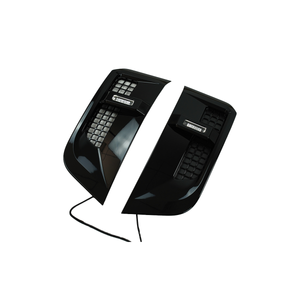 Land Rover Defender 90/110 LED Fender Vents | Gloss Black ABS