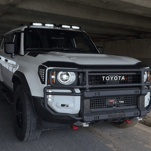 Toyota Land Cruiser LC250 Four Lamp Roof Light Cover LED Lighting at Night