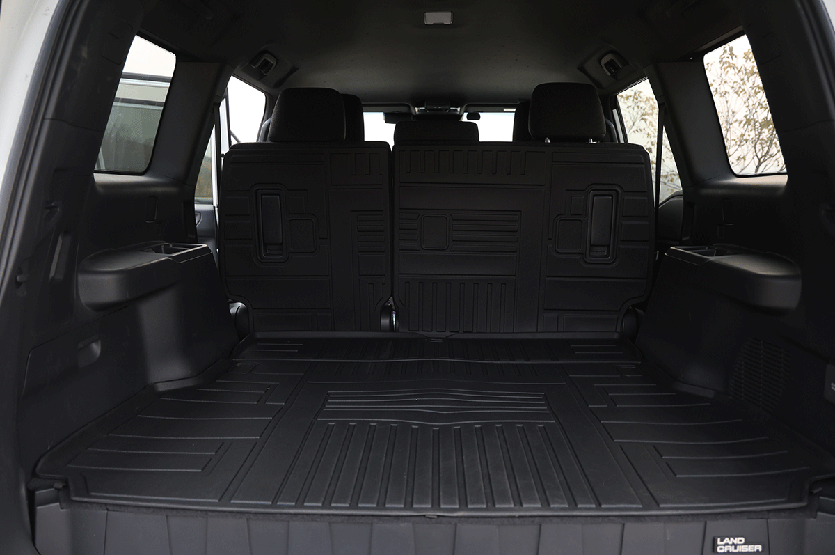 LHD & RHD Compatible - All-Weather Floor Mats & Boot Liner for Toyota Land Cruiser LC250  ( LHD) – Waterproof TPE Custom Fit