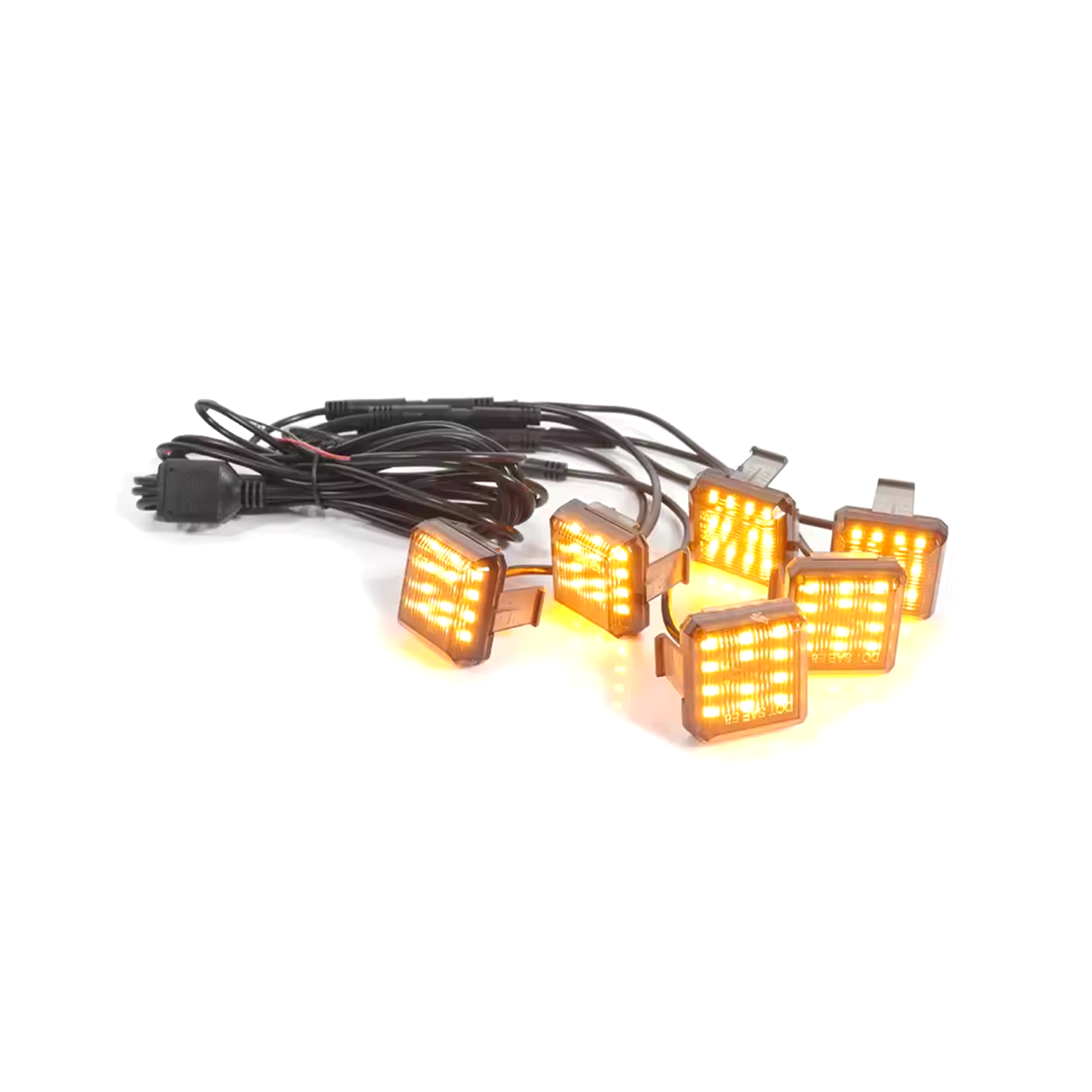 Constant amber lighting grille kit for Toyota Land Cruiser LC250, improving front-end visibility and safety