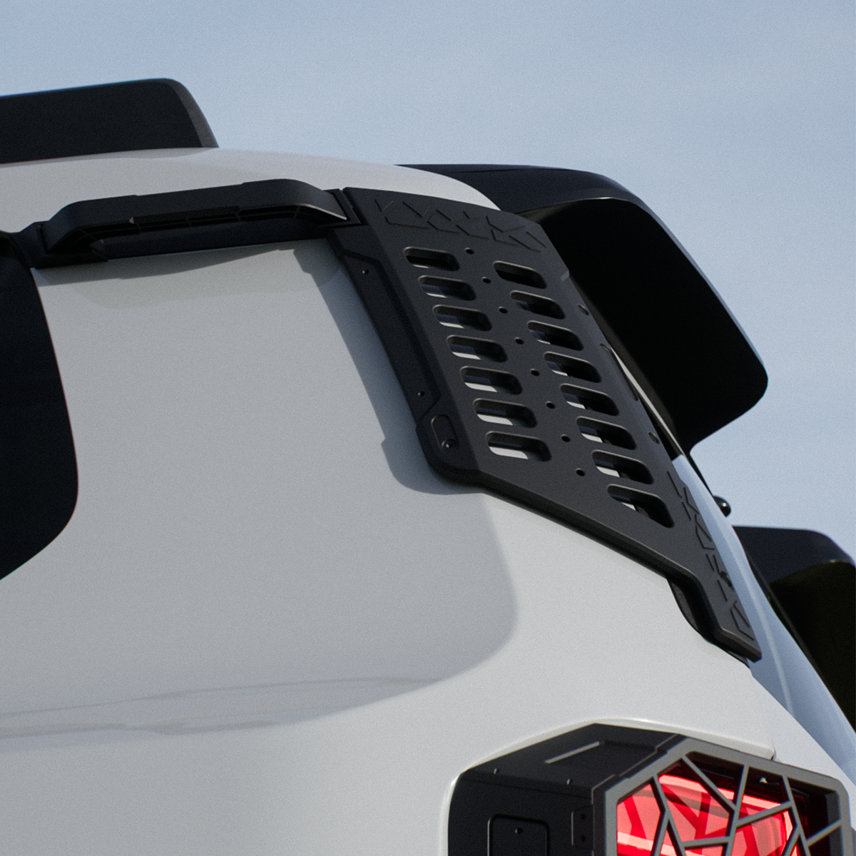D-Pillar grab handle acting as a scratch guard to protect the body of Toyota Land Cruiser LC250