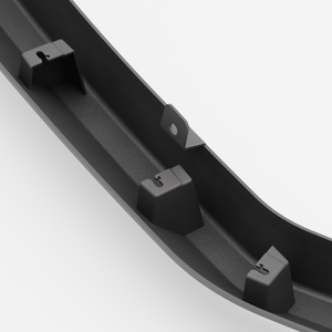 Two-section wide body fender flare design for Toyota Land Cruiser LC250 with OEM-style seams