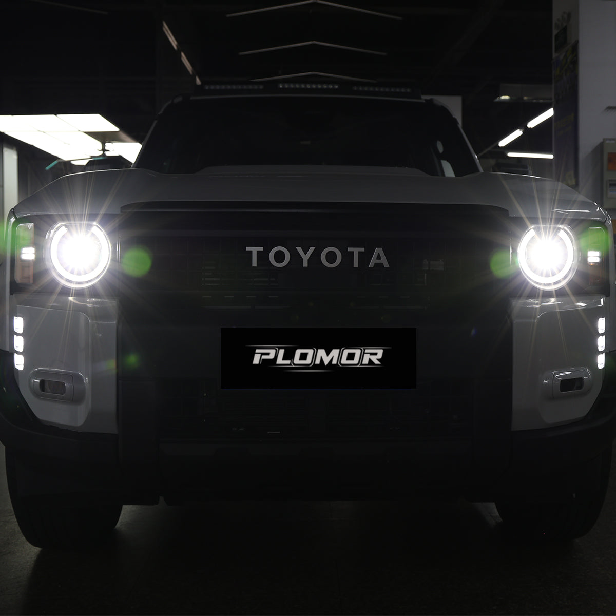 Toyota LC250 Fog Light Frame Gloss Black Gloss White and Primer Options