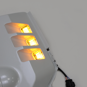 Fog light frame with daytime running lights and sequential turn signals for Toyota Land Cruiser LC250