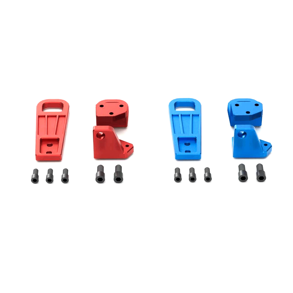 CNC billet aluminium front tow hooks for Toyota Land Cruiser LC250