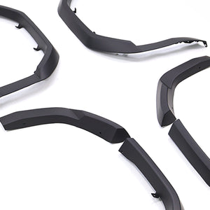 Toyota LC250 fender flares using OEM clip mounting poi