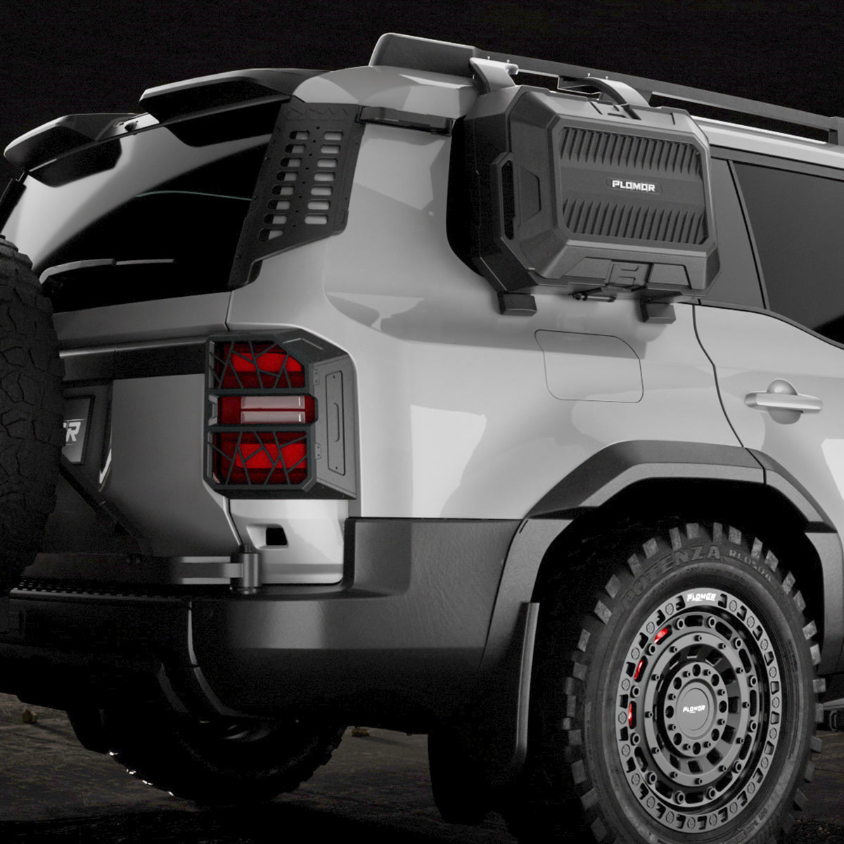 Precision-Fit Rear Roof Spoiler for Toyota LC250