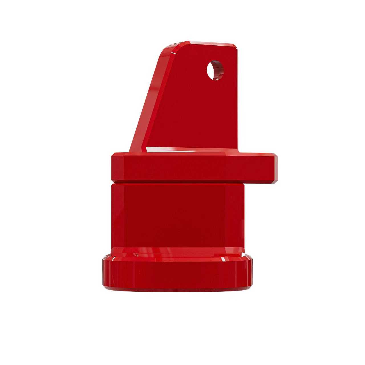 Rear horizontal tow hook for Toyota LC250, optimized for soft shackles and D-ring recovery.
