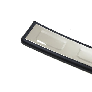 LC250 stainless steel rear tailgate protector detail