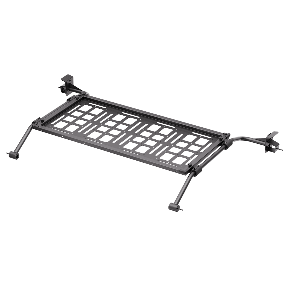 Toyota LC250 Two Tier Boot Storage Rack for Camping Gear
