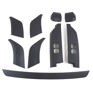 Land Rover Defender L663 9-Piece Chequer Kit – Matte Black Door Mirror & Lower Trim Covers