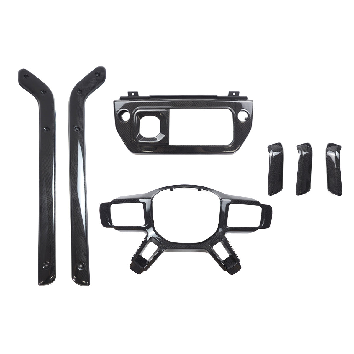 OEM fit carbon fiber interior trim replacement kit for car interior