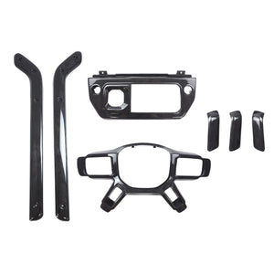 OEM fit carbon fiber interior trim replacement kit for car interior
