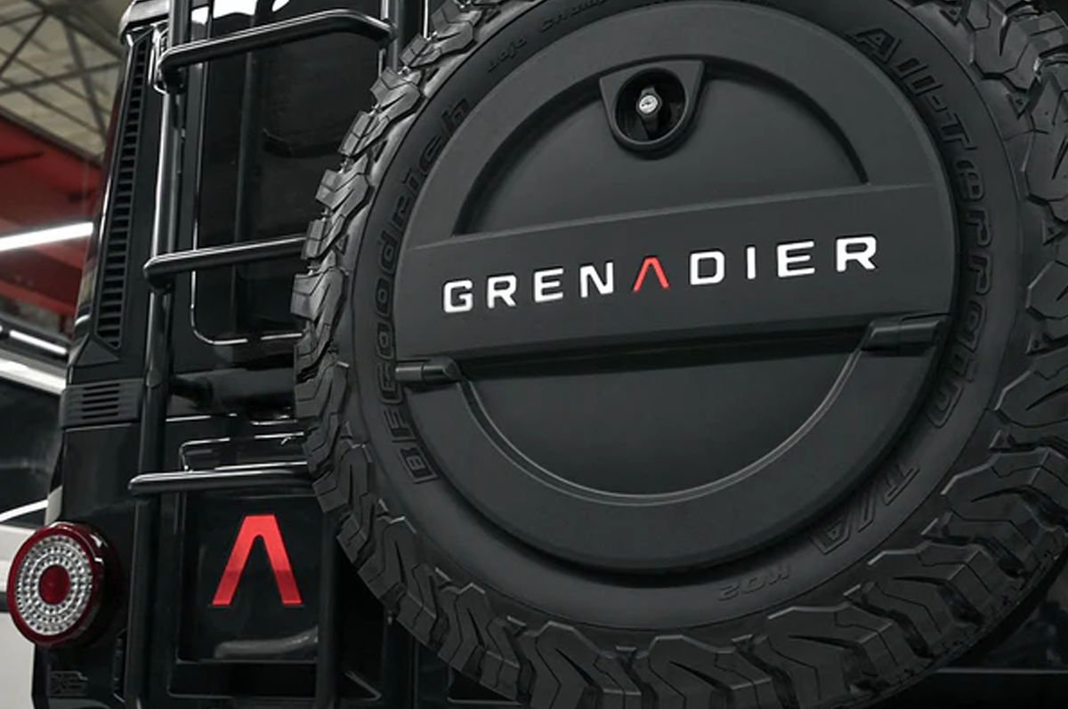 Self-Adhesive Decal – Easy Install - Ineos Grenadier Custom A-Shaped Logo Decals - Specialized Stickers for Hood & Tailgate
