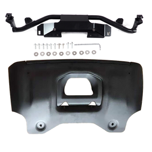PLOMOR ABS front bumper corner trim angled view for Land Rover Defender