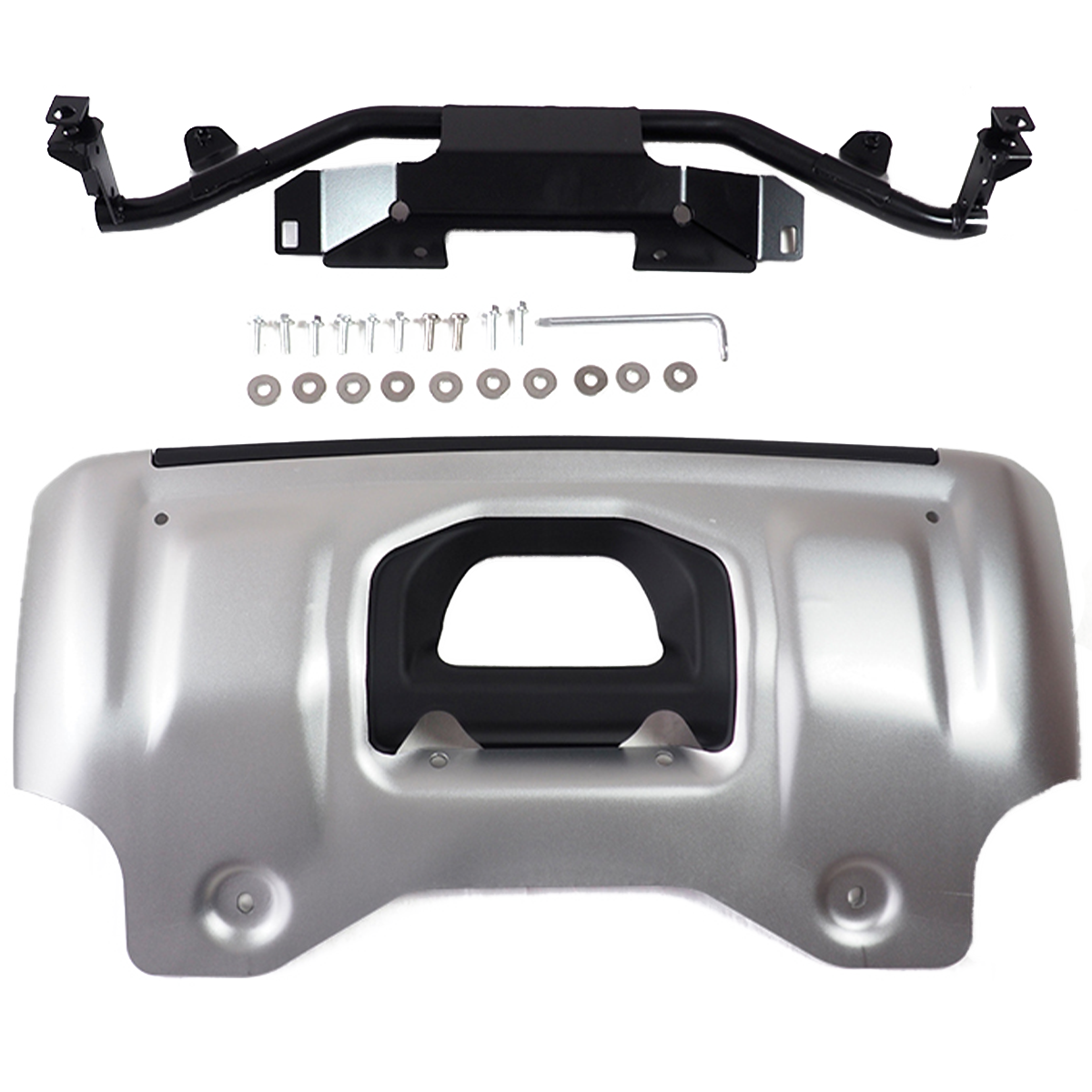 PLOMOR ABS front bumper corner trim side view for Land Rover Defender