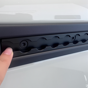 Installed ABS door trim side view on Ineos Grenadier
