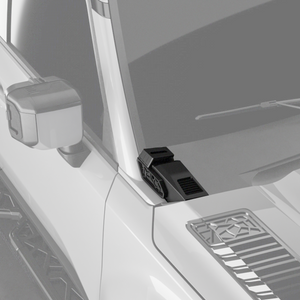 Plomor aluminium engine mounting bracket for Toyota Land Cruiser LC250 in matte black finish