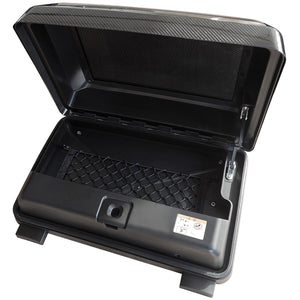 PLOMOR lockable carbon fibre side storage box for Land Rover Defender
