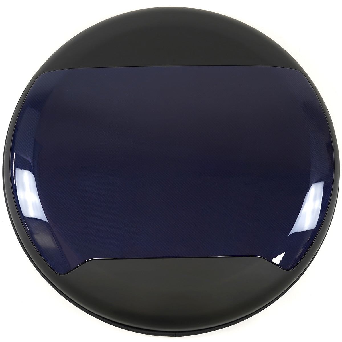 PLOMOR Carbon Fibre Spare Wheel Cover Blue for Land Rover Defender 90/110/130