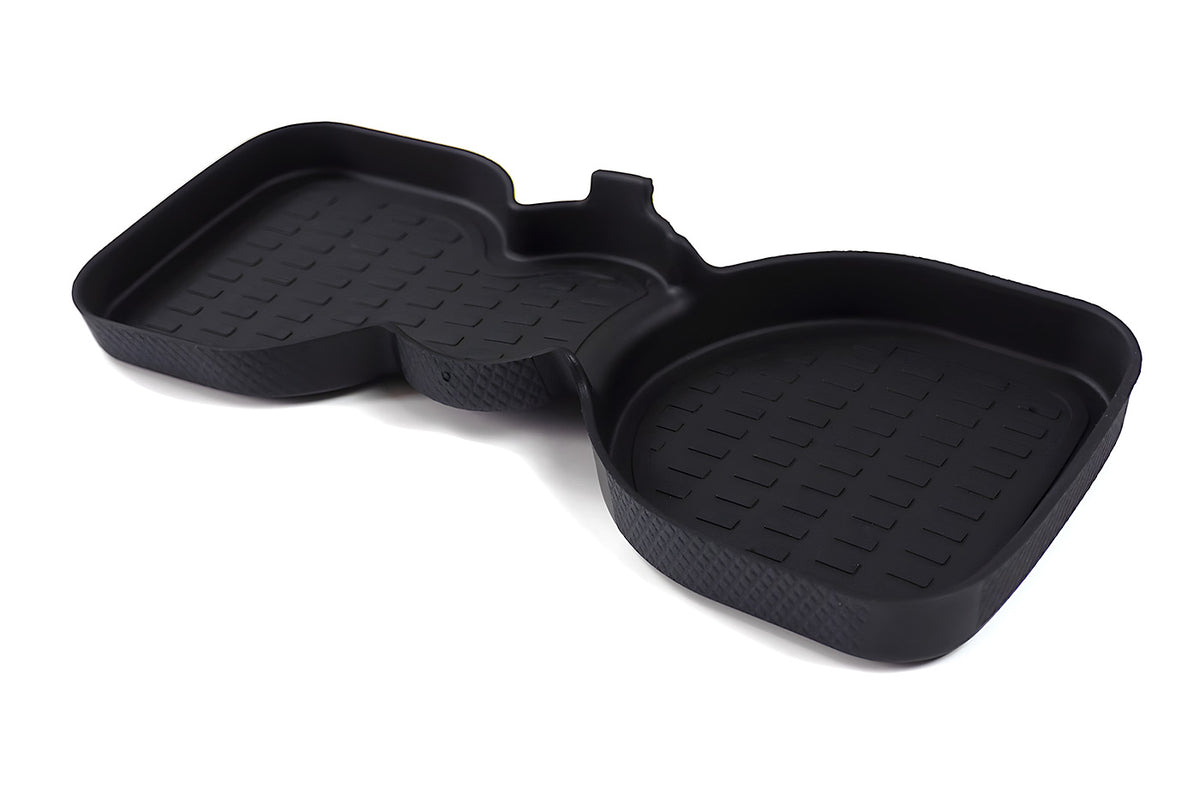 Custom-Fit Cup Holder Protection - PLOMOR Land Rover Defender 90/110 TPE Cup Holder Insert Mat – Anti-Slip OEM Fit Liner