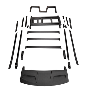 PLOMOR carbon fibre roof ladder for Land Rover Defender 110 black finish