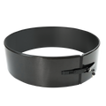 Front view of PLOMOR carbon spare wheel outer ring for Land Rover Defender 90/110/130 (L663)