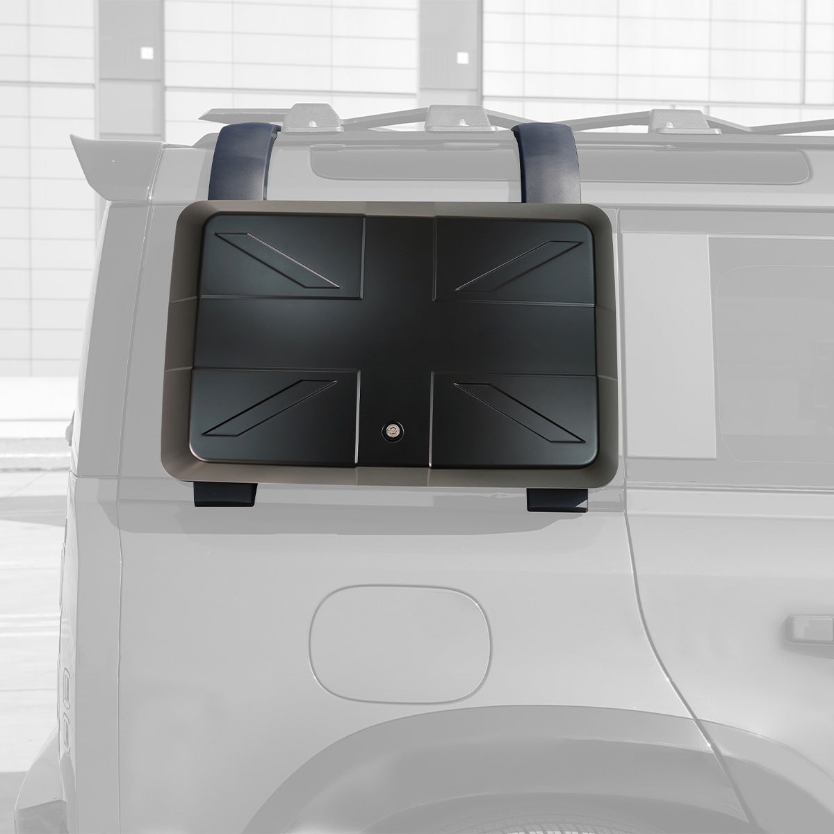PLOMOR Side Storage Box for Land Rover Defender 90/110/130 – Matte Black