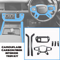 PLOMOR Camouflage Carbon Fibre Interior Trim Kit for Land Rover Defender 90 110