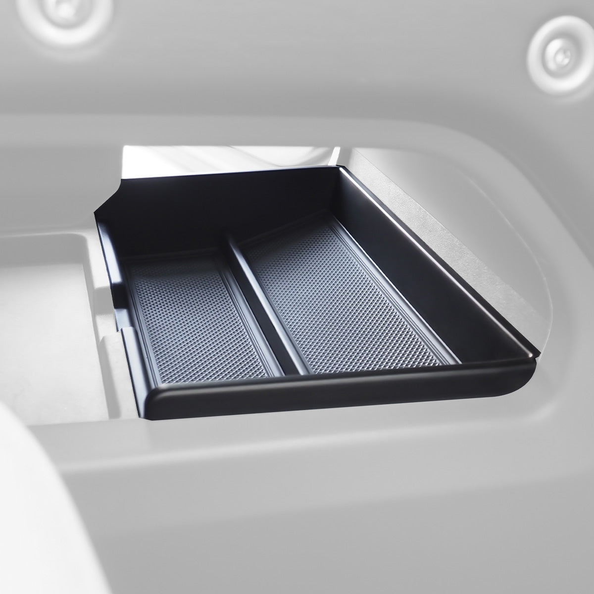 PLOMOR Lower Console Storage Tray Installed Interior Defender 90/110