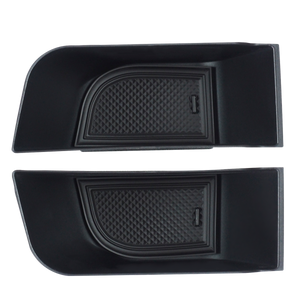 PLOMOR Defender 90/110 door storage organizer front view OEM fit