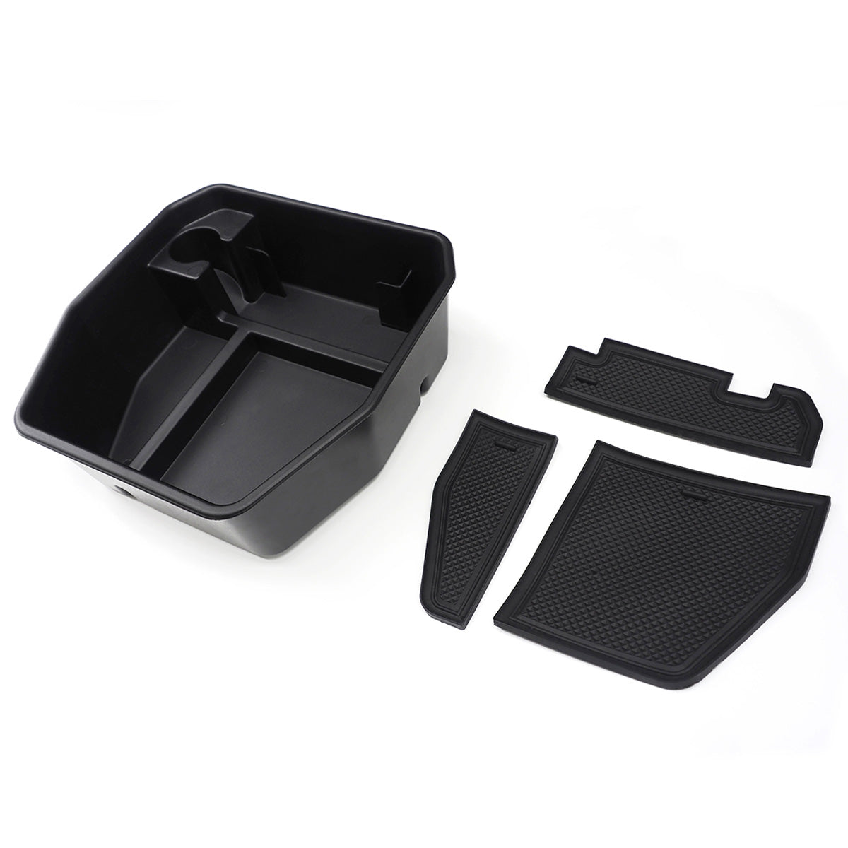 PLOMOR custom-fit armrest storage box for Defender 90/110 L663